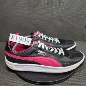 Puma Men's Black and Pink Sneakers
